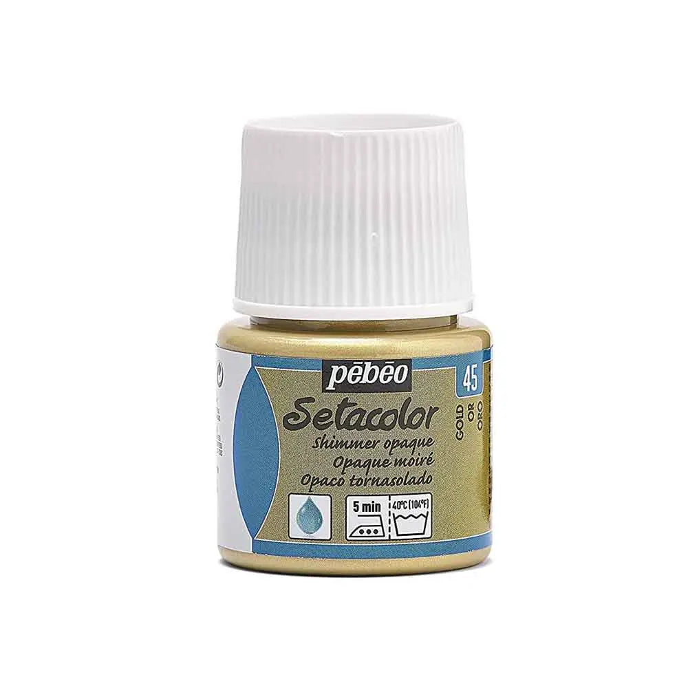 Pebeo Setacolor Opaque & Shimmer Fabric Paint 45ml - For Textiles